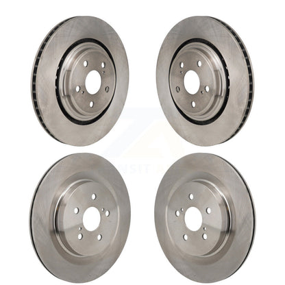 Disc Brake Rotors Front Rear Kit For Toyota Highlander Lexus RX350 RX350h