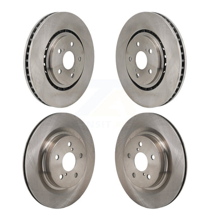Brake Rotors Front Rear Kit For Toyota Sienna RAV4 Prime bZ4X Subaru Solterra