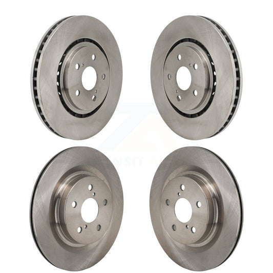 Brake Rotors Front Rear Kit For Toyota Sienna RAV4 Prime bZ4X Subaru Solterra
