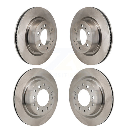 Disc Brake Rotors Front Rear Kit For Toyota Tundra Sequoia Lexus LX600