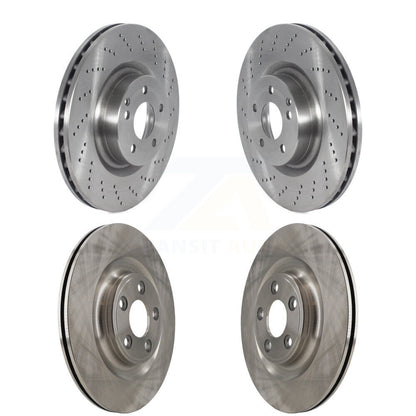 Disc Brake Rotors Front Rear Kit For Mercedes-Benz E400