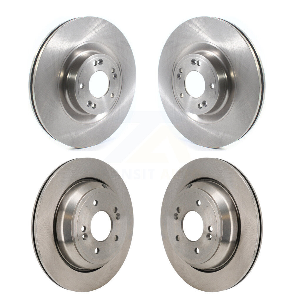 Disc Brake Rotors Front Rear Kit For 2011 Hyundai Equus