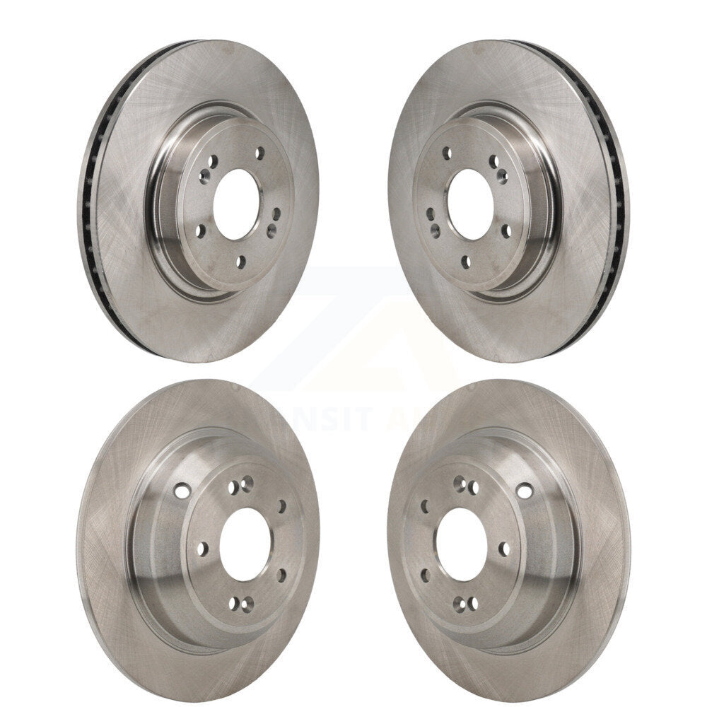 Disc Brake Rotors Front Rear Kit For Genesis G70 Kia Stinger