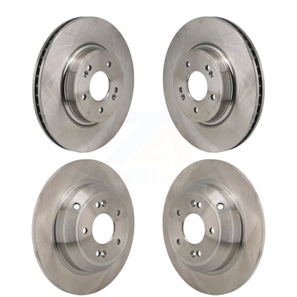 Disc Brake Rotors Front Rear Kit For Genesis G70 Kia Stinger