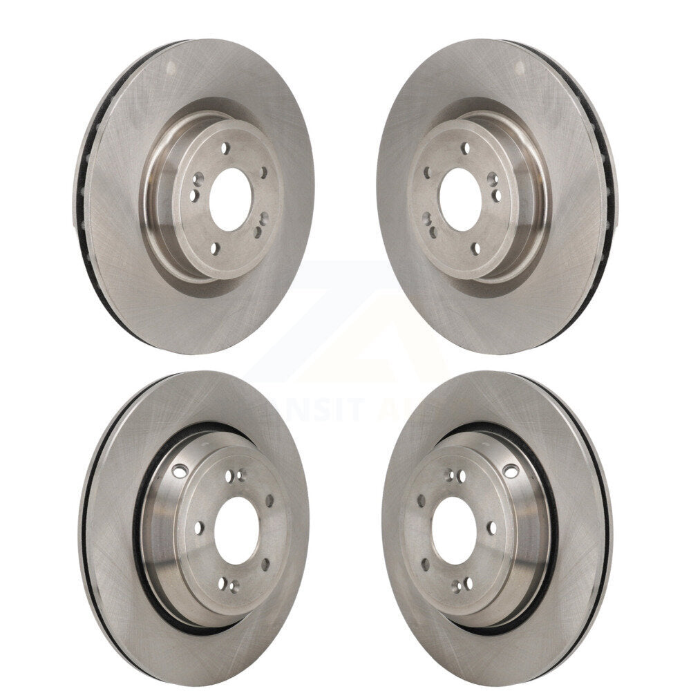 Brake Rotors Front Rear Kit For Genesis G70 3.3L With 330mm Diameter Rotor