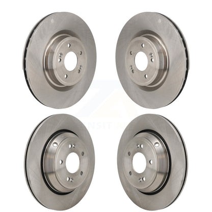 Brake Rotors Front Rear Kit For Genesis G70 3.3L With 330mm Diameter Rotor