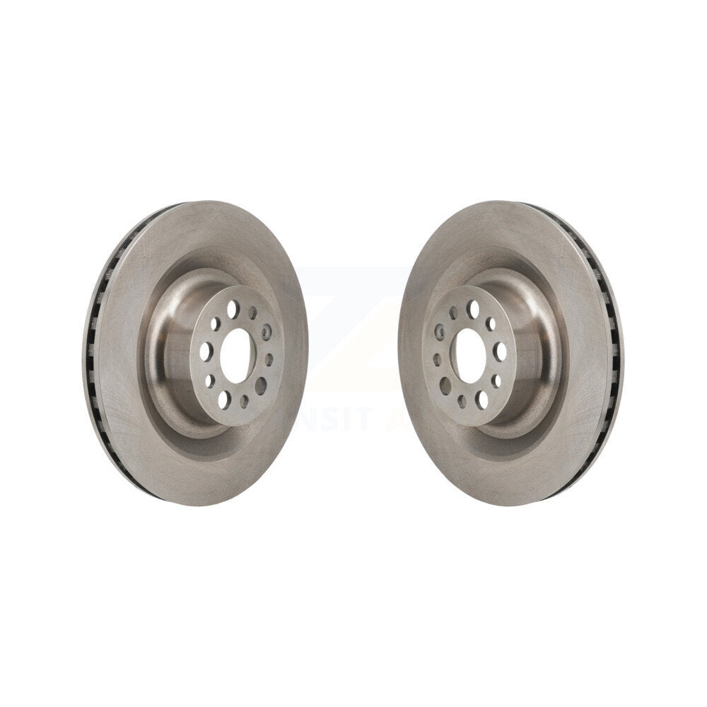 Disc Brake Rotors Front Pair For 2022-2023 Tesla X
