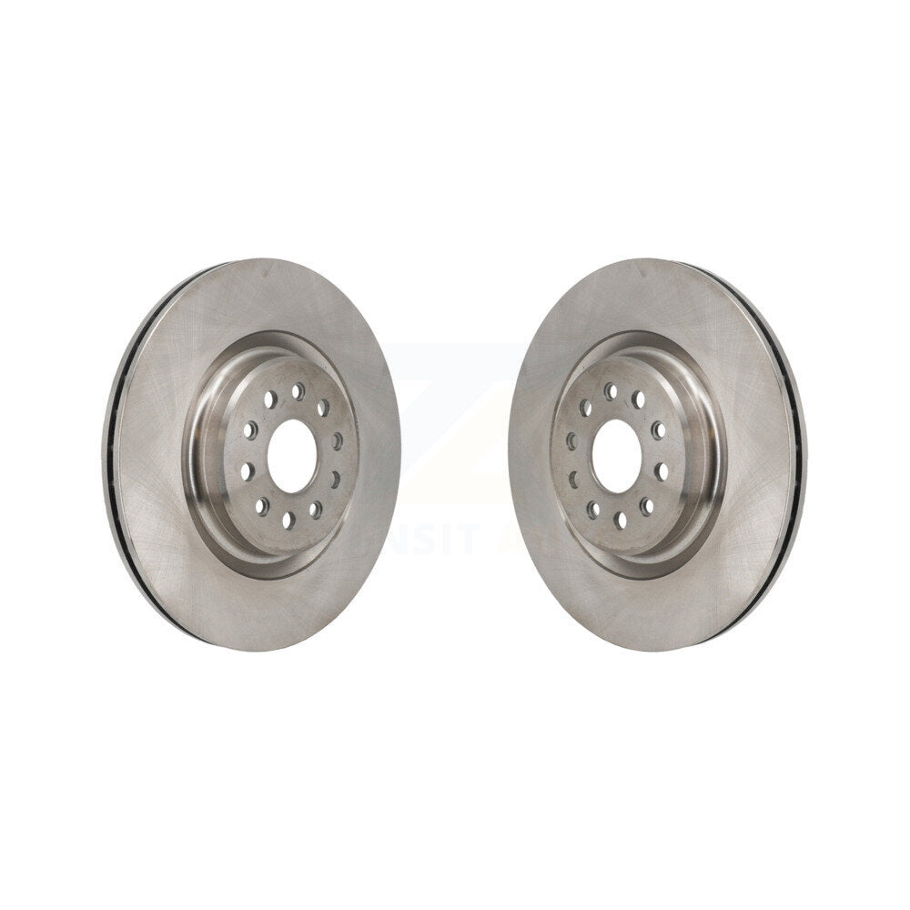 Brake Rotor Front Pair For Jeep Grand Cherokee L With 390mm Diameter