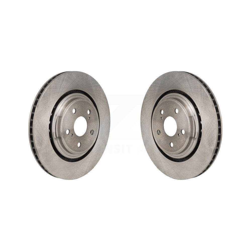 Disc Brake Rotors Front Pair For Toyota Highlander Lexus RX350 RX350h