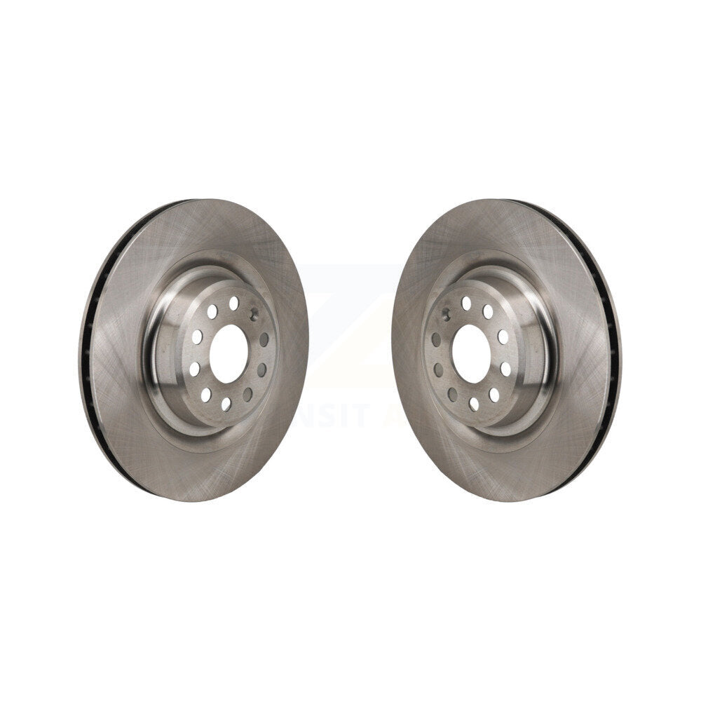 Disc Brake Rotors Rear Pair For Tesla S