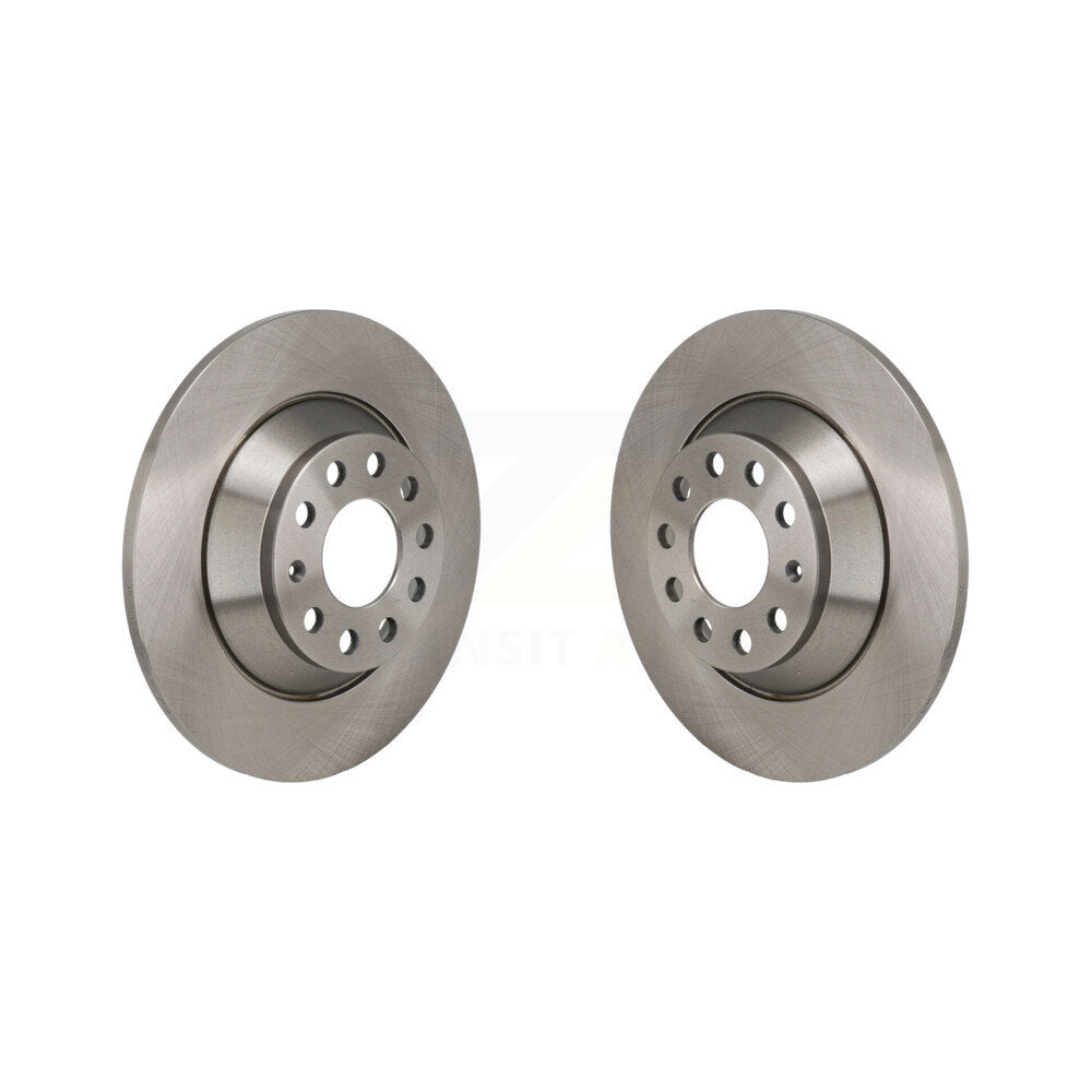 Brake Rotors Rear Pair For 2015-2022 Mercedes-Benz C300 Without Sport Package