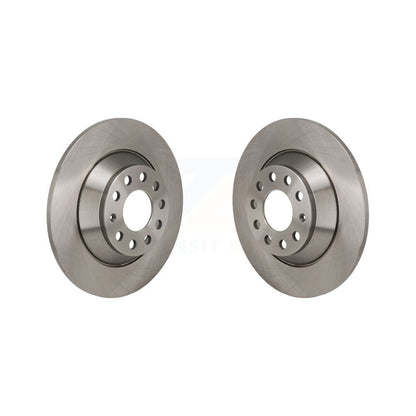 Brake Rotors Rear Pair For 2015-2022 Mercedes-Benz C300 Without Sport Package
