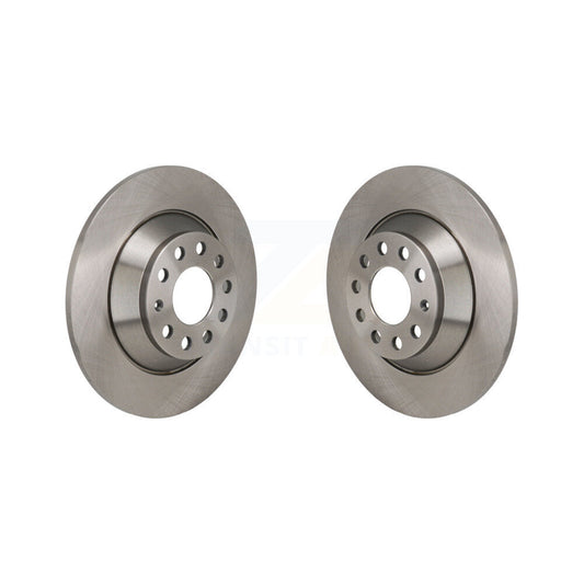 Brake Rotors Rear Pair For 2015-2022 Mercedes-Benz C300 Without Sport Package