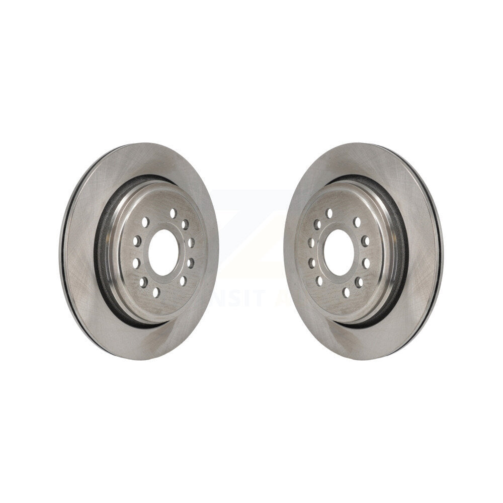 Disc Brake Rotors Rear Pair For Ram 1500 Jeep Wagoneer Grand L