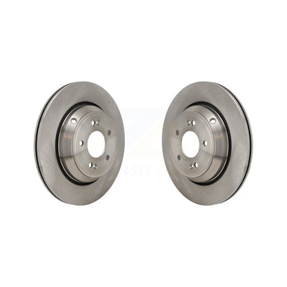 Disc Brake Rotors Rear Pair For Genesis G70 Kia Stinger G80