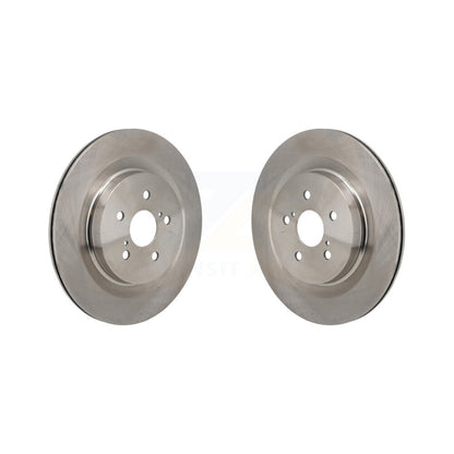 Brake Rotors Rear Pair For Toyota Highlander Lexus RX350 RX350h RX500h RX450h+