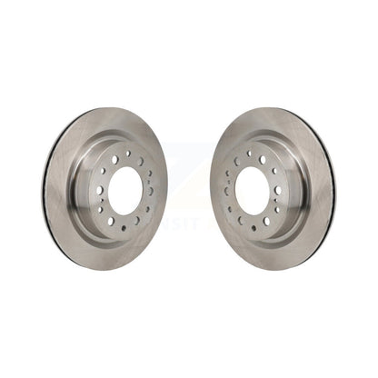 Disc Brake Rotors Rear Pair For Toyota Tundra Sequoia Lexus LX600