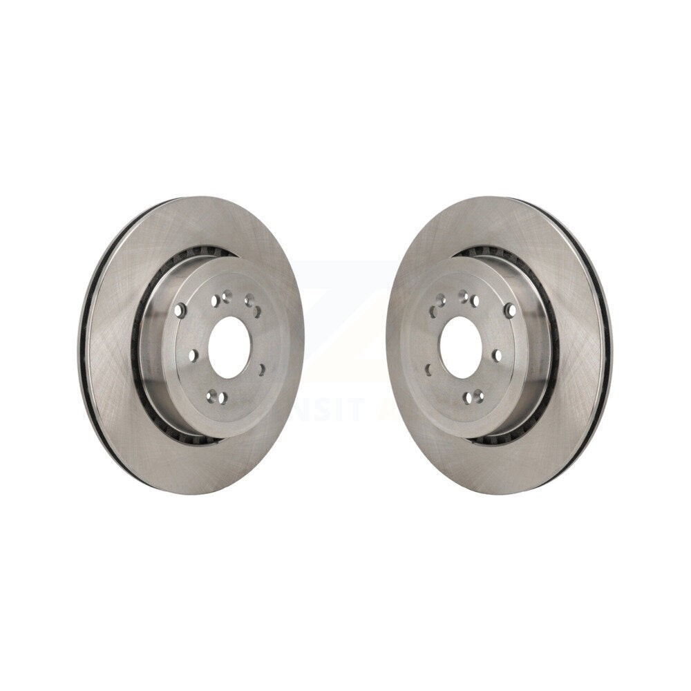 Disc Brake Rotors Rear Pair For Genesis G70 Kia Stinger
