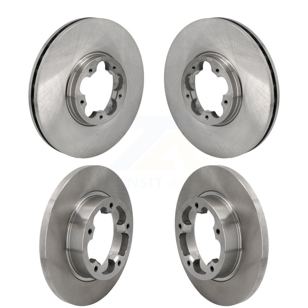 Disc Brake Rotors Front Rear Kit For Ford E-Transit