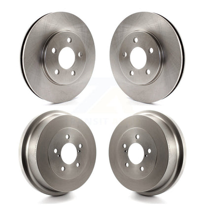 Disc Brake Rotors Drums Kit Front Rear For Chrysler Grand Voyager