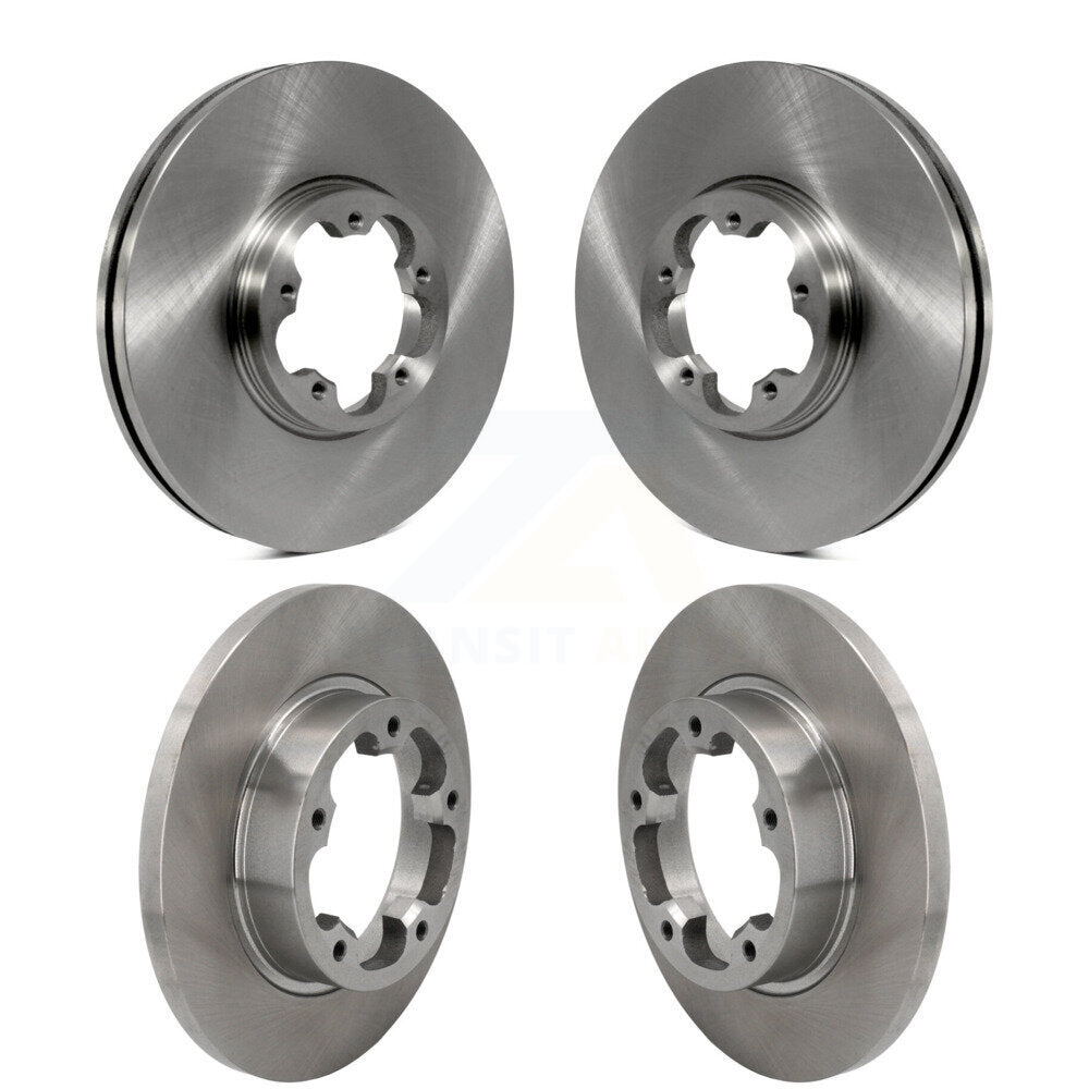 Disc Brake Rotors Front Rear Kit For Ford E-Transit
