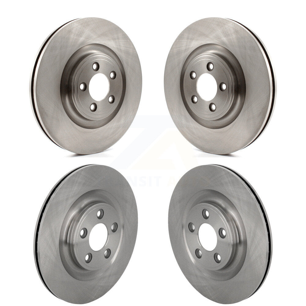 Disc Brake Rotors Front Rear Kit For Jaguar XJ