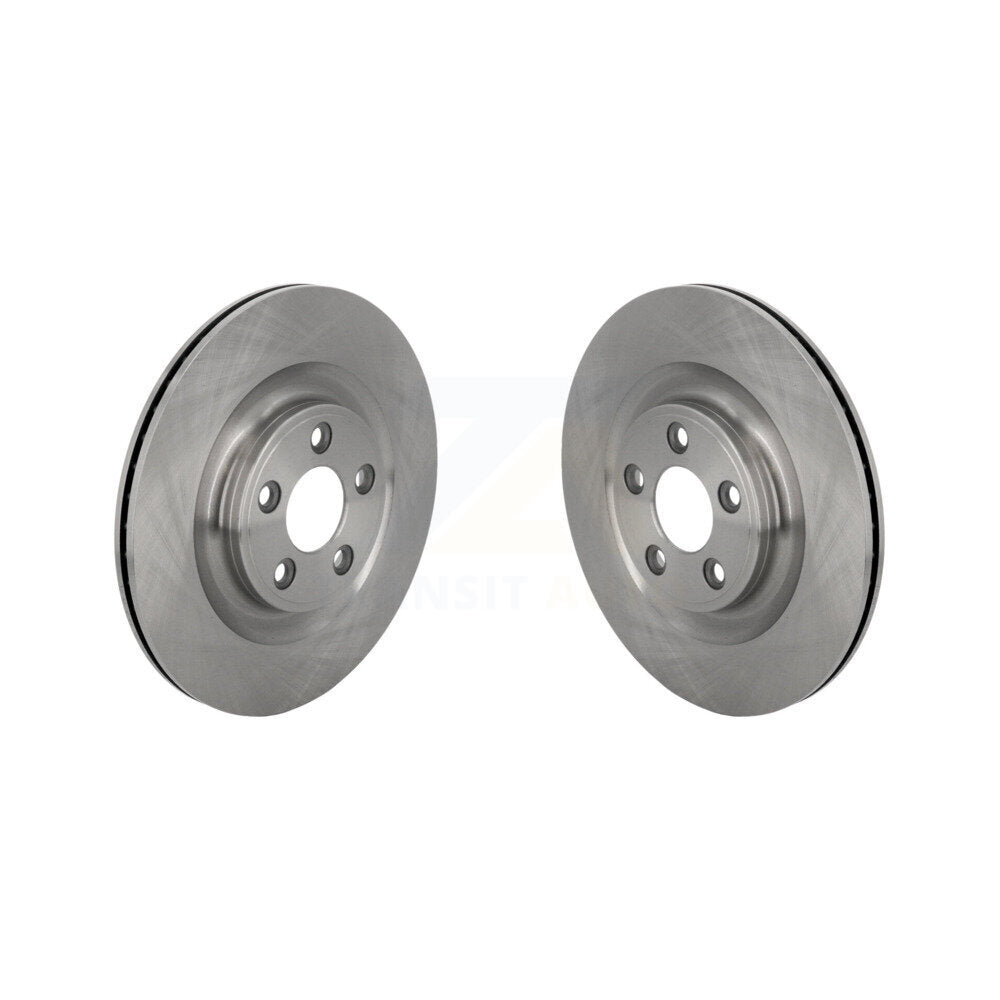 Disc Brake Rotors Rear Pair For Jaguar F-Type XJ
