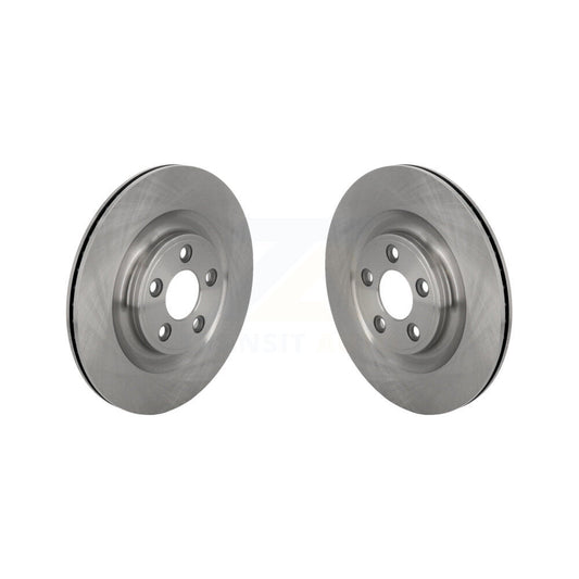 Disc Brake Rotors Rear Pair For Jaguar F-Type XJ