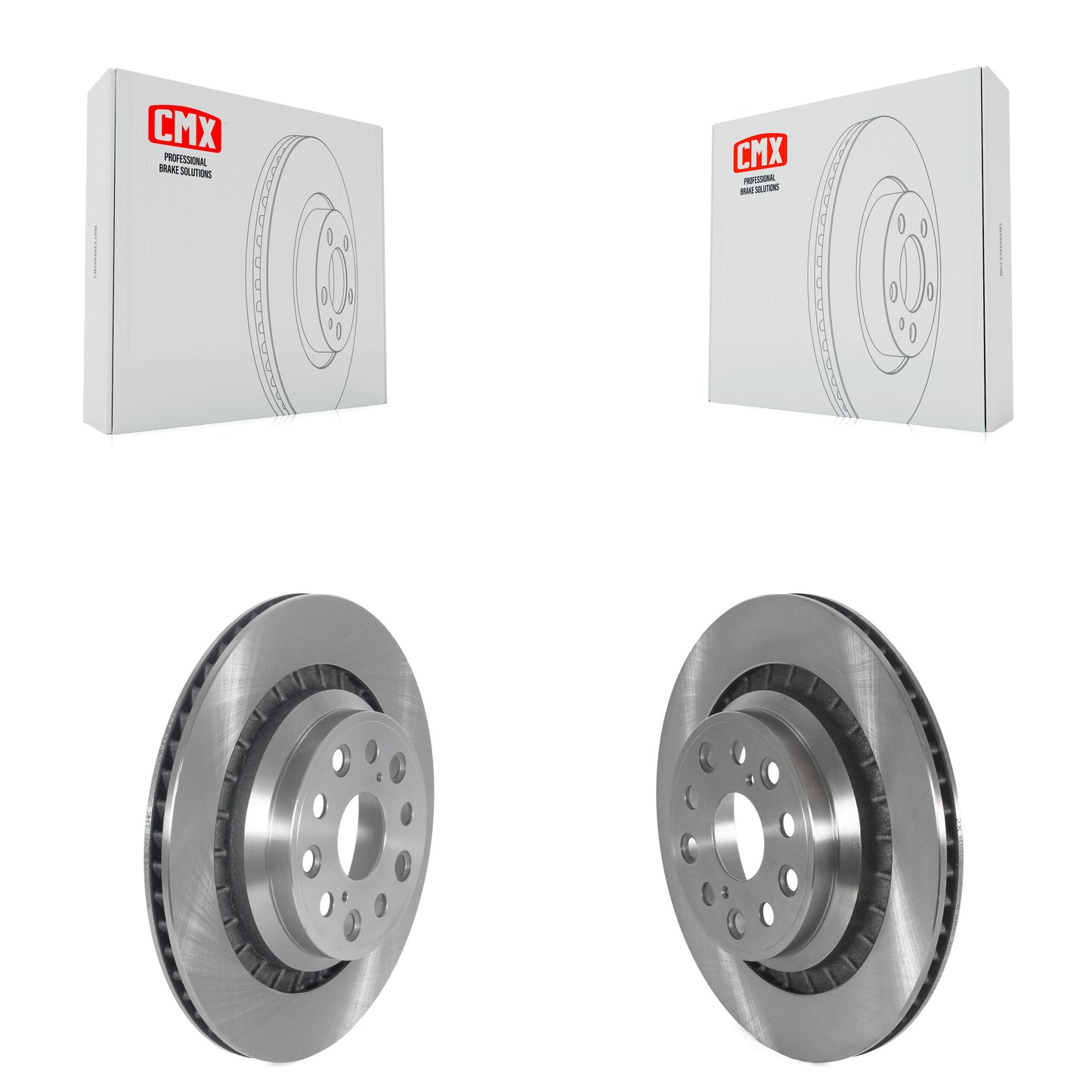 Disc Brake Rotors Rear Kit For Lexus LS460 LS600h
