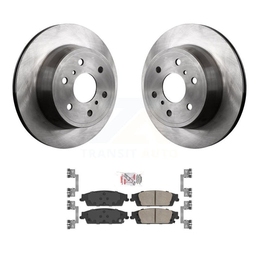 Brake Rotor & Ceramic Pad Rear Kit For Chevrolet GMC Silverado 1500 Sierra Tahoe
