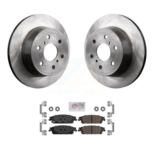 Brake Rotor & Semi-Metallic Pad Rear Kit For Chevrolet GMC Silverado 1500 Sierra