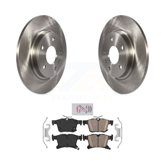 Brake Rotor And Ceramic Pad Rear Kit For Chrysler Pacifica Grand Caravan Voyager