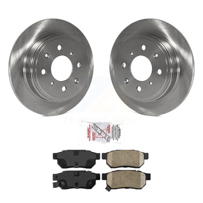 Brake Rotor & Ceramic Pad Rear Kit For Honda Civic Acura Integra del Sol Prelude