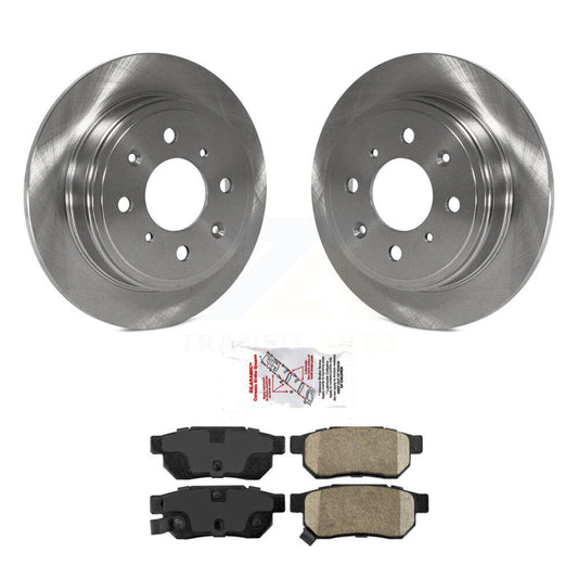 Brake Rotor & Ceramic Pad Rear Kit For Honda Civic Acura Integra del Sol Prelude