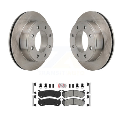Brake Rotor & Semi-Metallic Pad Rear Kit For Chevrolet GMC Sierra 2500 HD Hummer