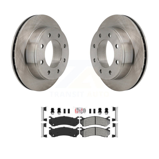 Brake Rotor & Semi-Metallic Pad Rear Kit For Chevrolet GMC Sierra 2500 HD Hummer