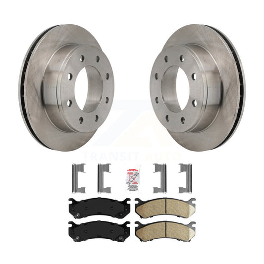 Brake Rotor & Ceramic Pad Rear Kit For Chevrolet GMC Sierra 2500 HD Silverado H2