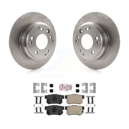 Brake Rotor & Ceramic Pad Rear Kit For Honda Odyssey Acura Legend RL Isuzu Oasis
