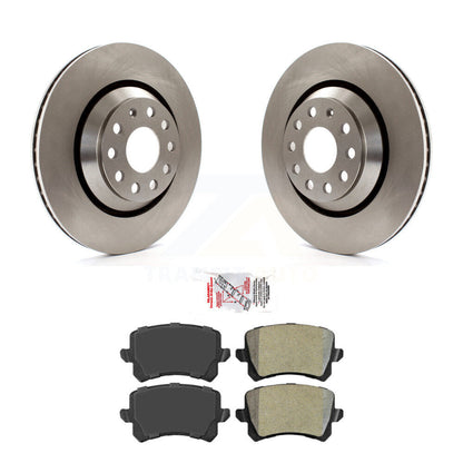 Disc Brake Rotor & Semi-Metallic Pad Rear Kit For 2009-2010 Volkswagen Passat CC