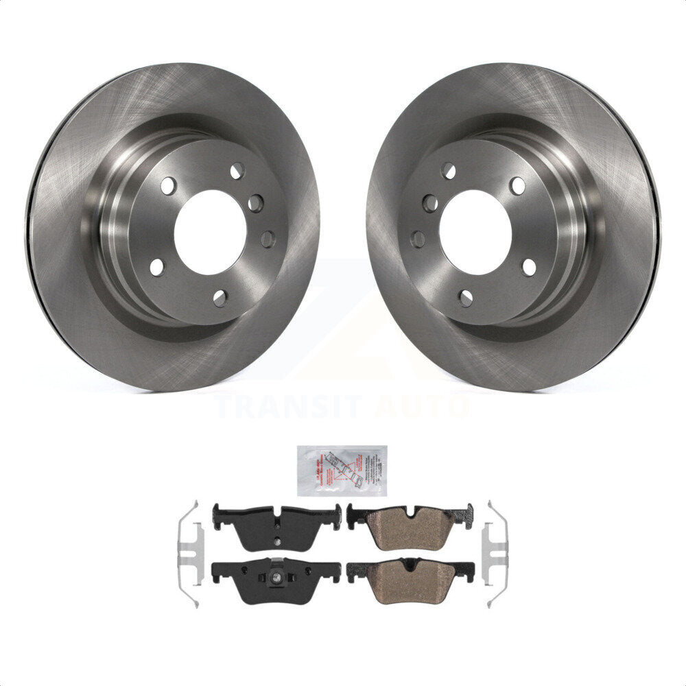 Disc Brake Rotors And Semi-Metallic Pads Rear Kit For BMW 328i