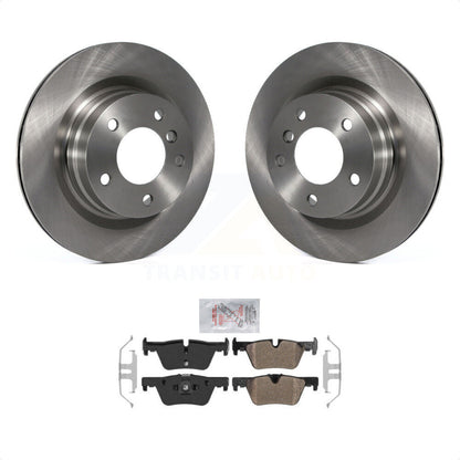 Disc Brake Rotors And Semi-Metallic Pads Rear Kit For BMW 328i