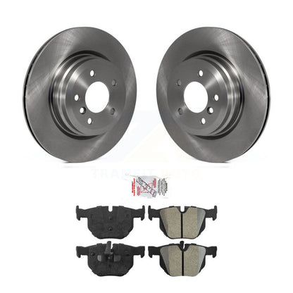 Brake Rotor & Semi-Metallic Pad Rear Kit For BMW X1 335i xDrive 335xi 330i 330xi