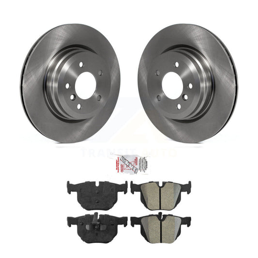 Brake Rotor & Semi-Metallic Pad Rear Kit For BMW X1 335i xDrive 335xi 330i 330xi