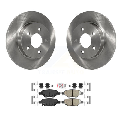 Brake Rotor & Ceramic Pad Rear Kit For Chevrolet Malibu Pontiac Cobalt G5 G6 Ion