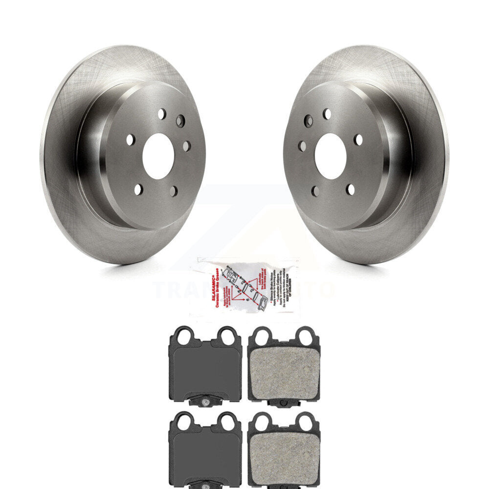 Brake Rotor & Semi-Metallic Pad Rear Kit For Lexus SC430 IS300 GS300 GS400 GS430