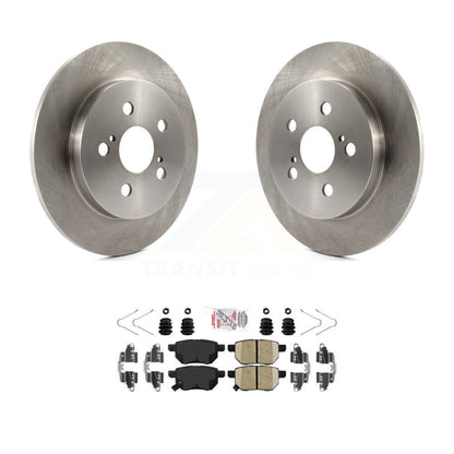 Brake Rotor & Ceramic Pad Rear Kit For Toyota Corolla Matrix Prius Prime Pontiac