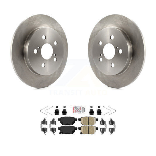 Brake Rotor & Ceramic Pad Rear Kit For Toyota Corolla Matrix Prius Prime Pontiac