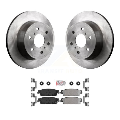Brake Rotor & Semi-Metallic Pad Rear Kit For Chevrolet GMC Sierra 1500 Silverado