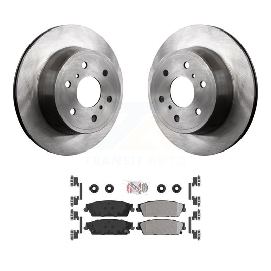 Brake Rotor & Semi-Metallic Pad Rear Kit For Chevrolet GMC Sierra 1500 Silverado