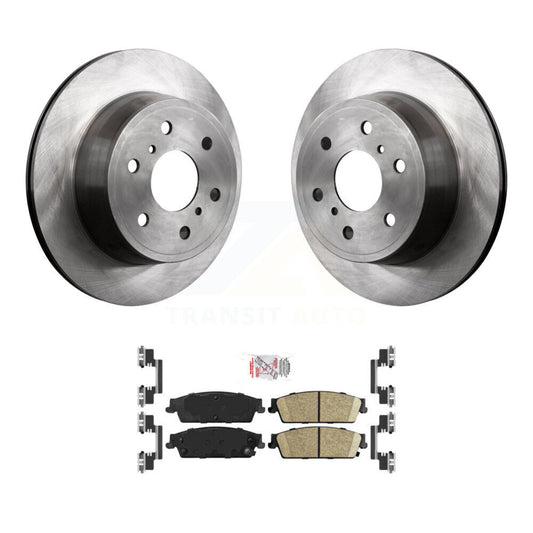 Brake Rotor & Ceramic Pad Rear Kit For Chevrolet GMC Sierra 1500 Silverado Tahoe